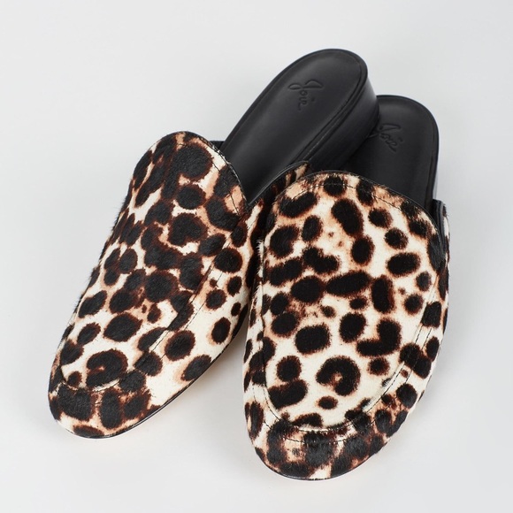 leopard mule slides